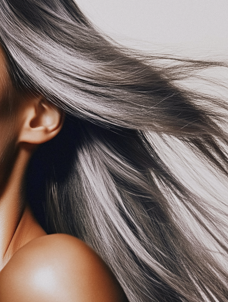 Elegant Silver Hair